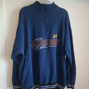 Jeff‎ Gordon .. 1/4 zip .. XL or 2XL .. Nascar .. Vintage